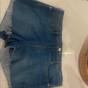 Frame Denim Dark Blue Jean Shorts